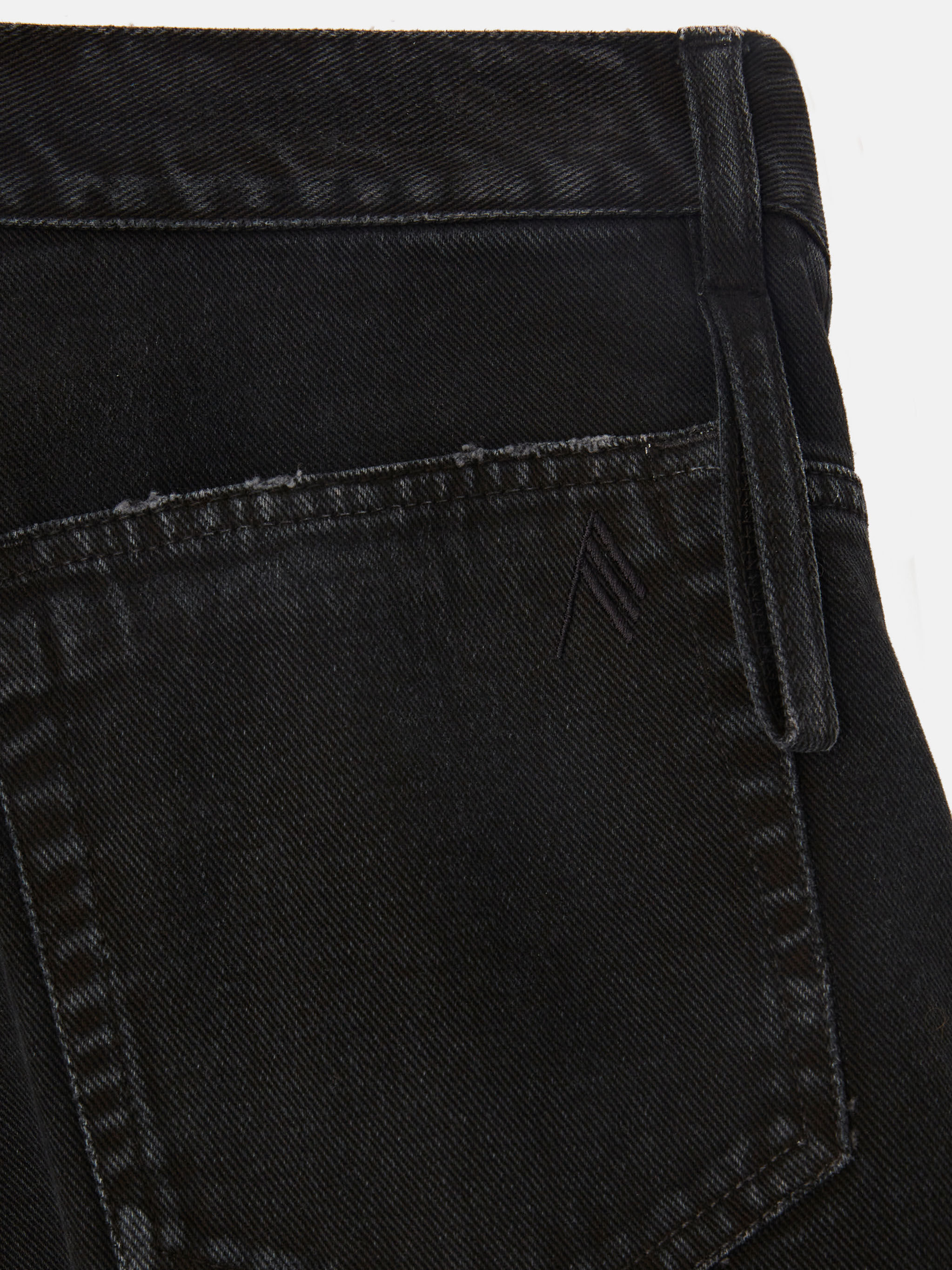 Nuon by Westside Solid Black Denim Straight Jeans